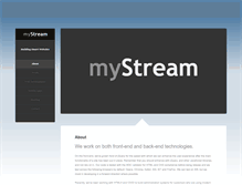 Tablet Screenshot of mystream.co.uk